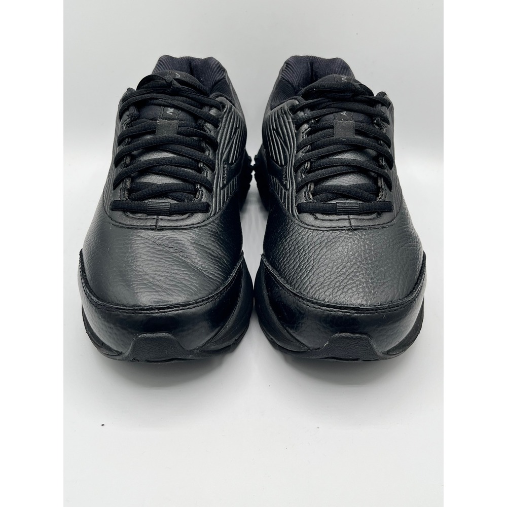 Brooks Addiction Walker 2 Black Leather Walking Shoe Women 7.5 Wide 1203071D072